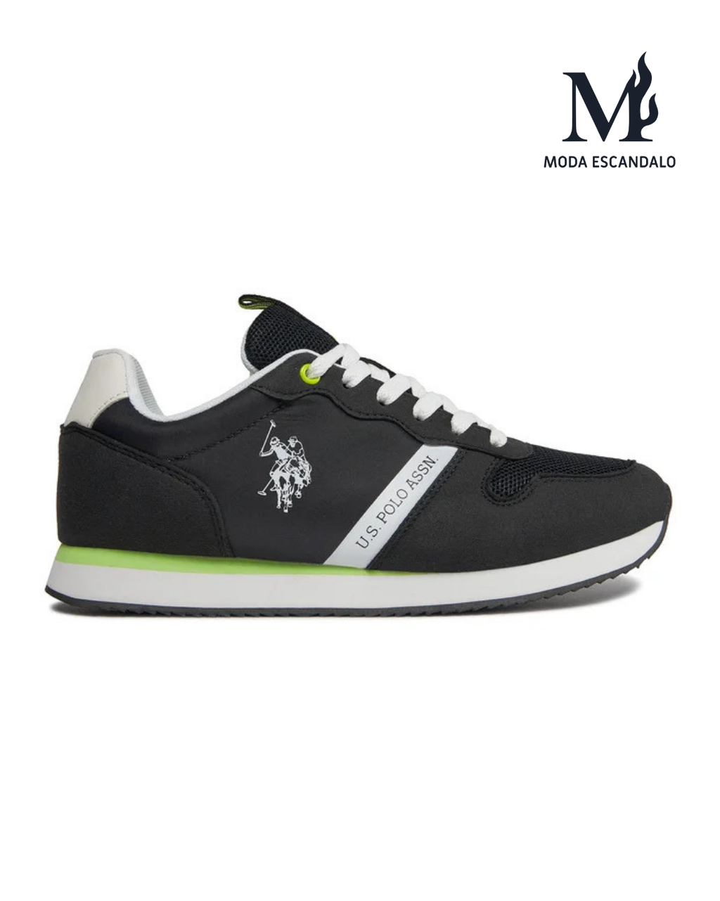 Zapatillas deportivas negras Ralph Lauren