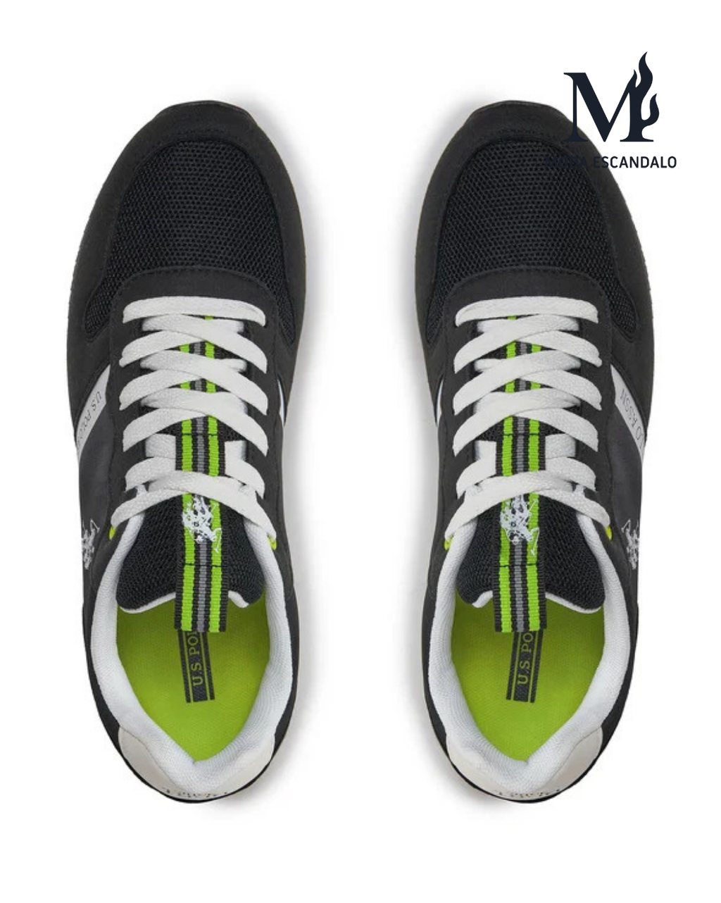 Zapatillas deportivas negras Ralph Lauren