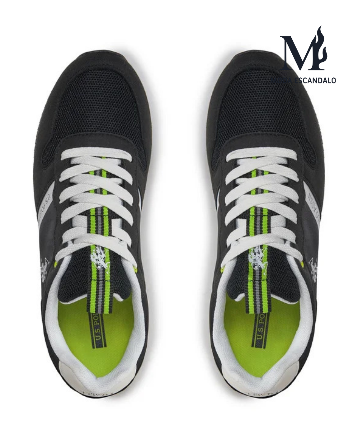 Zapatillas deportivas negras Ralph Lauren