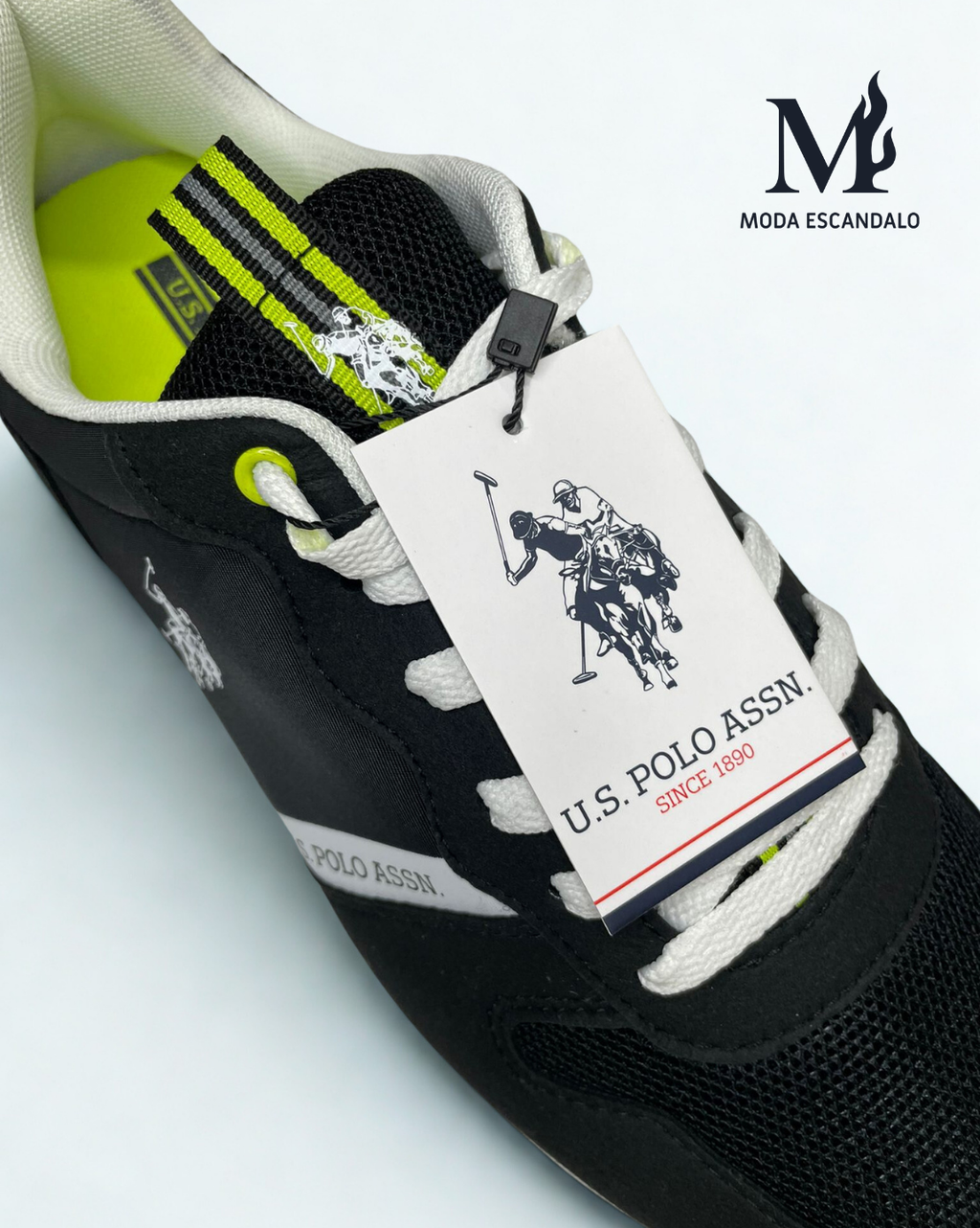 Zapatillas deportivas negras Ralph Lauren